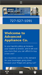 Mobile Screenshot of aaco-advancedapplianceco.com